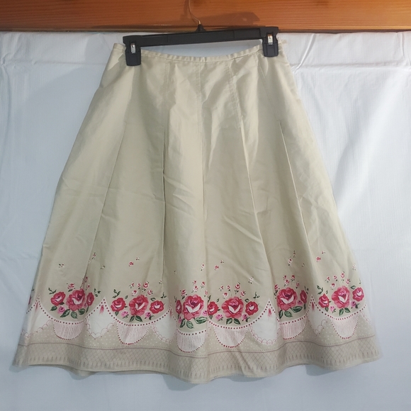 Unger Skirt 2 pink, tan Garden Party - Picture 10 of 11